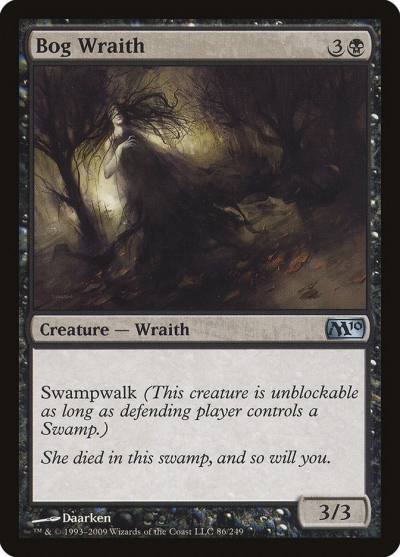 Bog Wraith M10-86 Magic 2010 Magic card