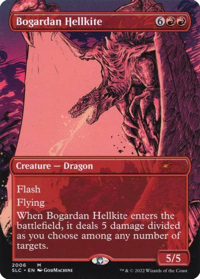 Bogardan Hellkite SLC-2006 Secret Lair 30th Anniversary Countdown Kit Magic card