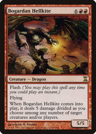 Bogardan Hellkite TSP-147 Time Spiral Magic card