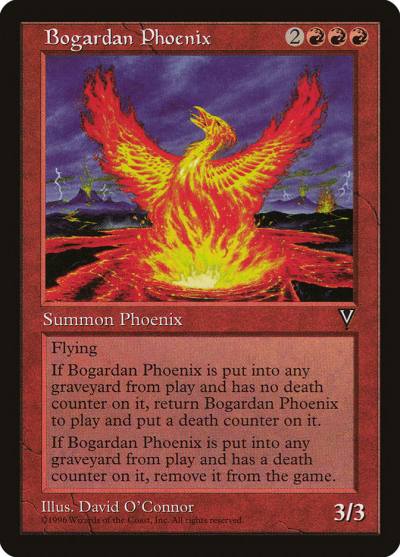 Bogardan Phoenix VIS-76 Visions Magic card
