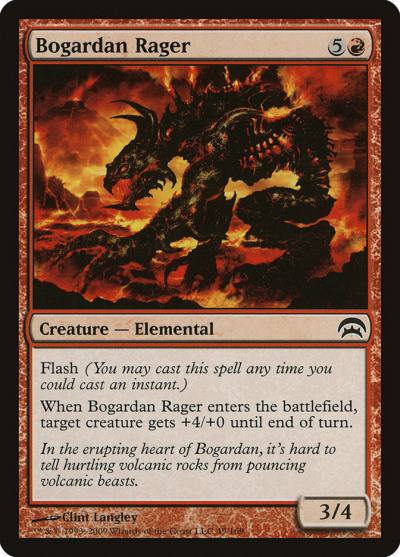 Bogardan Rager HOP-49 Planechase Magic card