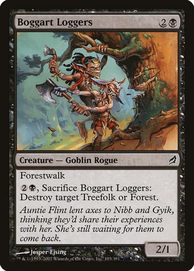 Boggart Loggers 103 Lorwyn Magic card
