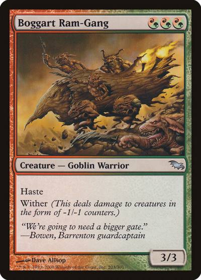 Boggart Ram-Gang SHM-203 Shadowmoor Magic card