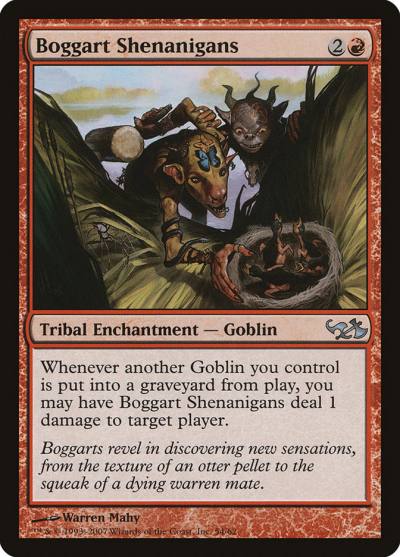 Boggart Shenanigans DD1-54 Duel Decks: Elves vs. Goblins Magic card