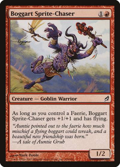 Boggart Sprite-Chaser LRW-156 Lorwyn Magic card