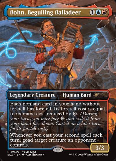 Bohn, Beguiling Balladeer SLX-30 Universes Within Magic card