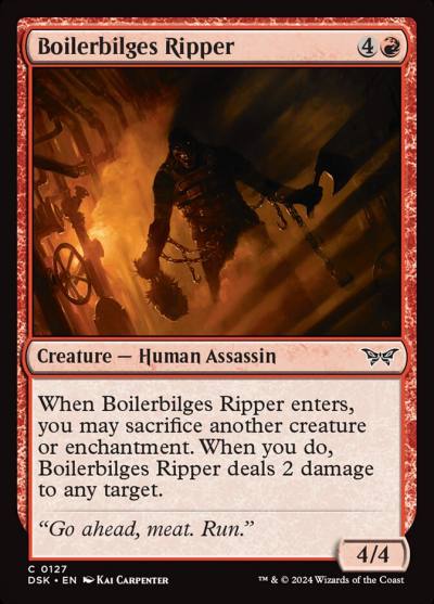 Boilerbilges Ripper 127 Duskmourn: House of Horror Magic card