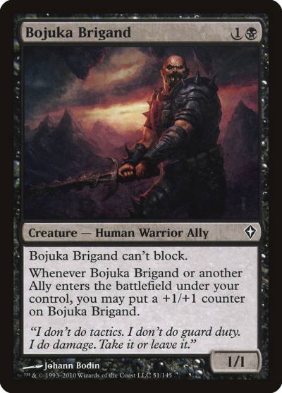 Bojuka Brigand 51 Worldwake Magic card