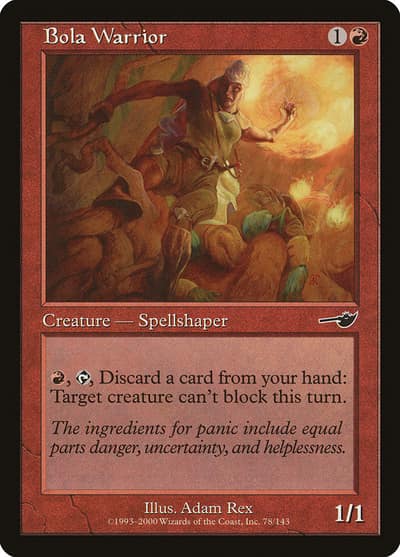 Bola Warrior 78 Nemesis Magic card