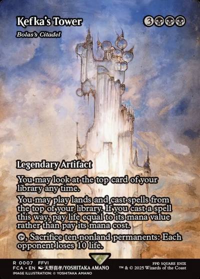 Bolas's Citadel FCA-7 Final Fantasy: Through the Ages Magic card