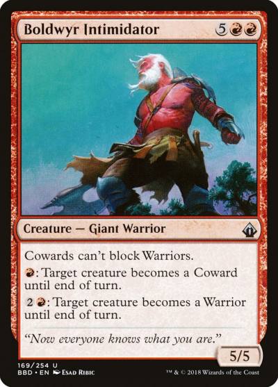 Boldwyr Intimidator BBD-169 Battlebond Magic card