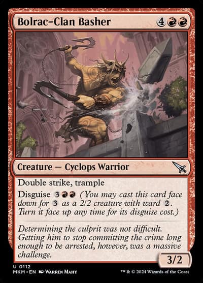 Bolrac-Clan Basher 112 Murders at Karlov Manor Magic card