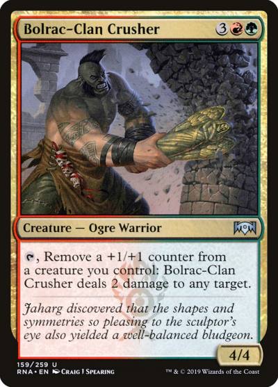 Bolrac-Clan Crusher 159 Ravnica Allegiance Magic card