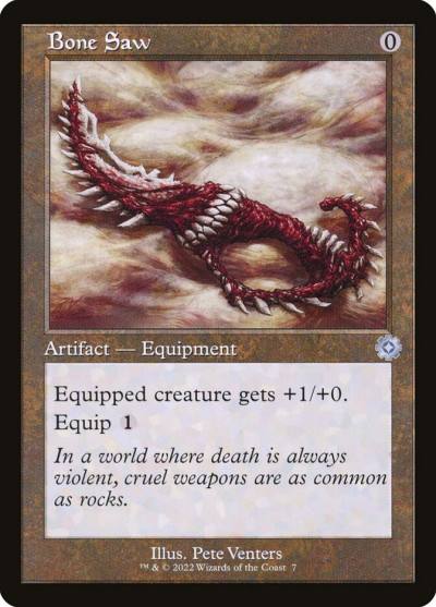 Bone Saw BRR-7 The Brothers' War Retro Artifacts Magic card
