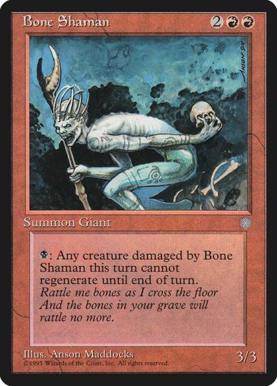 Bone Shaman 176 Ice Age Magic card