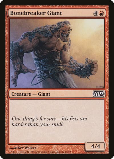 Bonebreaker Giant 123 Magic 2012 Magic card