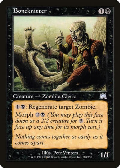 Boneknitter 128 Onslaught Magic card