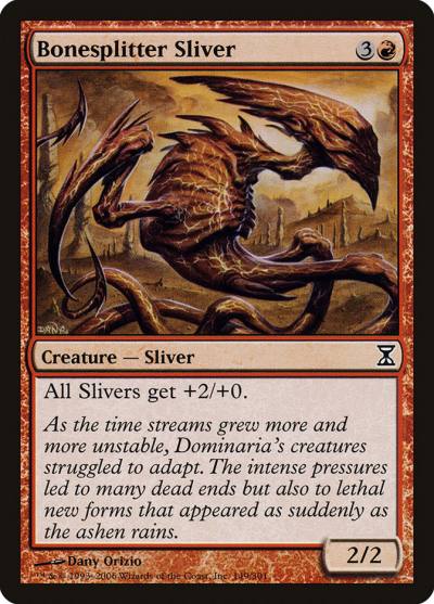 Bonesplitter Sliver TSP-149 Time Spiral Magic card