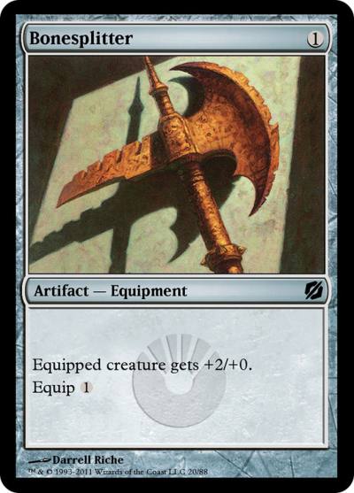 Bonesplitter TD2-20 Duel Decks: Mirrodin Pure vs. New Phyrexia Magic card