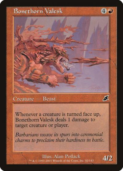 Bonethorn Valesk 82 Scourge Magic card