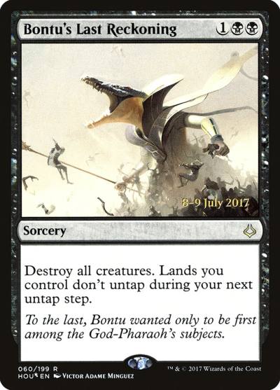 Bontu's Last Reckoning PHOU-60S Hour of Devastation Promos Magic card