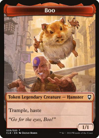 Boo TCLB-9 Battle for Baldur's Gate Tokens Magic card