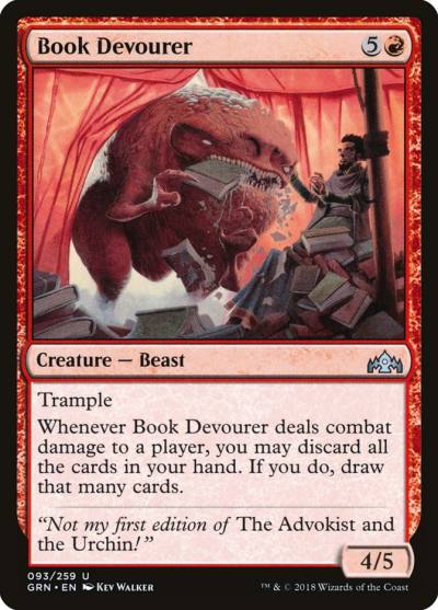 Book Devourer 93 Guilds of Ravnica Magic card