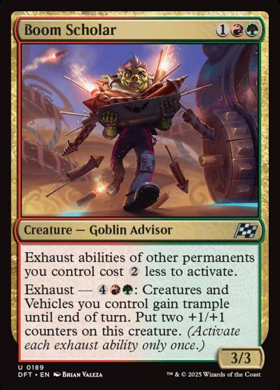 Boom Scholar 189 Aetherdrift Magic card