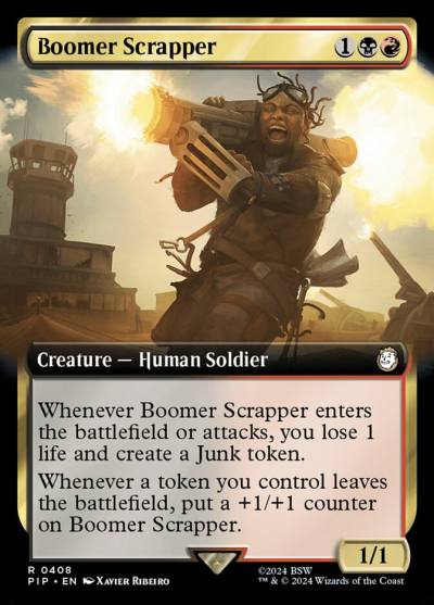 Boomer Scrapper PIP-408 Fallout Magic card