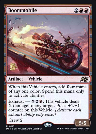 Boommobile PDFT-113S Aetherdrift Promos Magic card