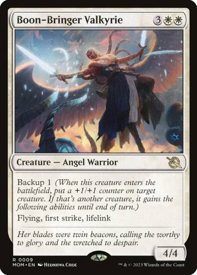 Boon-Bringer Valkyrie MOM-9 March of the Machine Magic card
