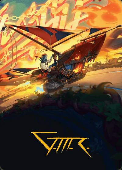 Boosted Sloop // Boosted Sloop ADFT-47 Aetherdrift Art Series Magic card