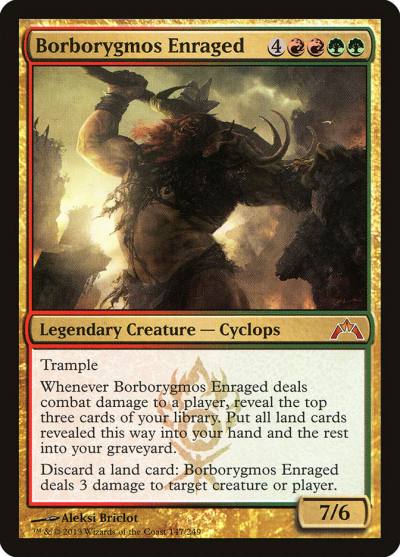 Borborygmos Enraged GTC-147 Gatecrash Magic card