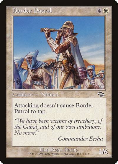 Border Patrol JUD-6 Judgment Magic card