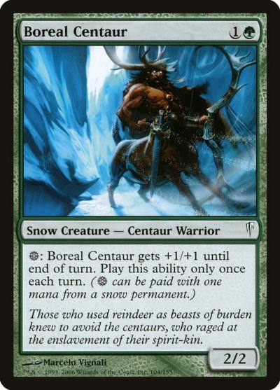 Boreal Centaur CSP-104 Coldsnap Magic card
