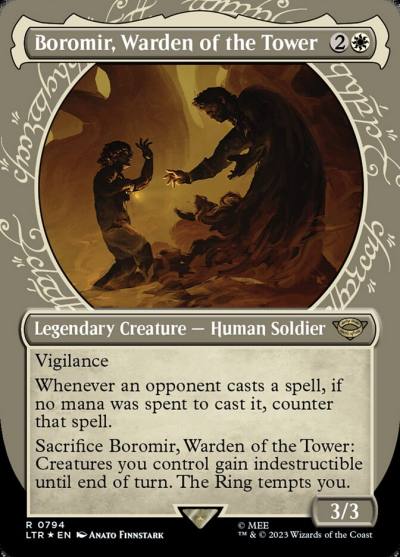 Boromir, Warden of the Tower LTR-794 The Lord of the Rings: Tales of Middle-earth Magic card