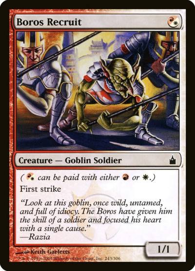 Boros Recruit RAV-243 Ravnica: City of Guilds Magic card