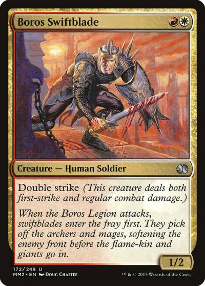 Boros Swiftblade MM2-172 Modern Masters 2015 Magic card