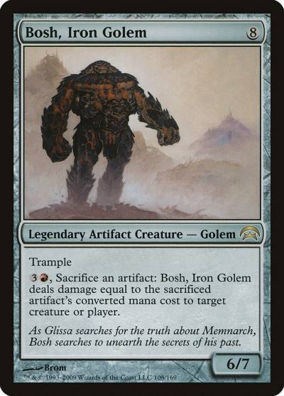 Bosh, Iron Golem HOP-108 Planechase Magic card
