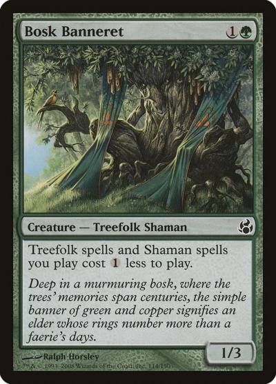 Bosk Banneret 114 Morningtide Magic card
