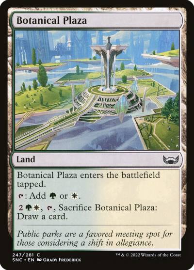 Botanical Plaza SNC-247 Streets of New Capenna Magic card