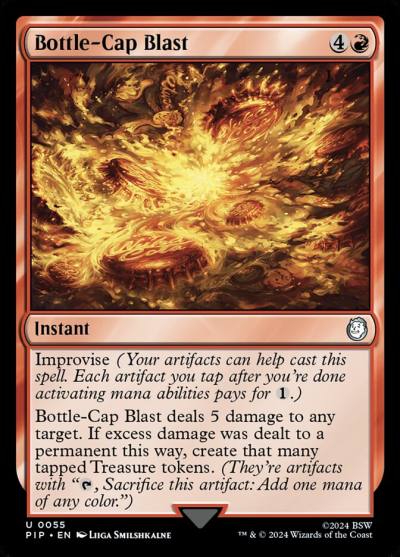 Bottle-Cap Blast PIP-55 Fallout Magic card