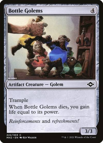 Bottle Golems 222 Modern Horizons 2 Magic card