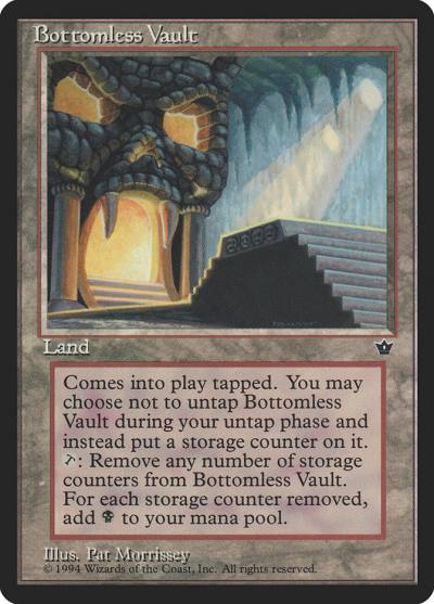 Bottomless Vault FEM-92 Fallen Empires Magic card