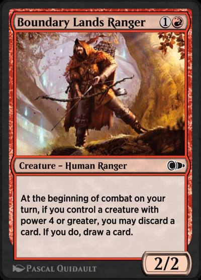 Boundary Lands Ranger PIO-126 Pioneer Masters Magic card