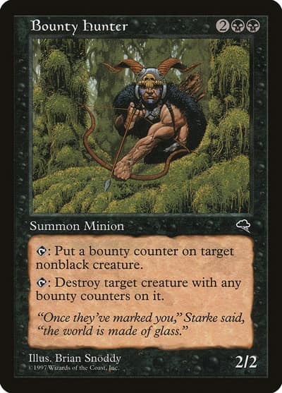 Bounty Hunter TMP-110 Tempest Magic card
