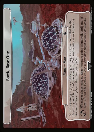 Bowie Base One WHO-571 Doctor Who Magic card