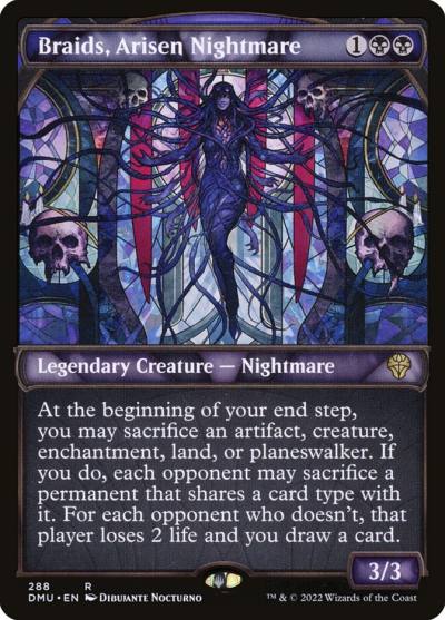 Braids, Arisen Nightmare DMU-288 Dominaria United Magic card