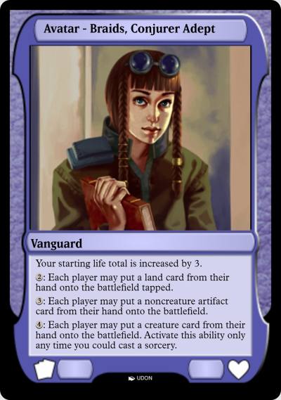 Braids, Conjurer Adept Avatar PMOA-66 Magic Online Avatars Magic card