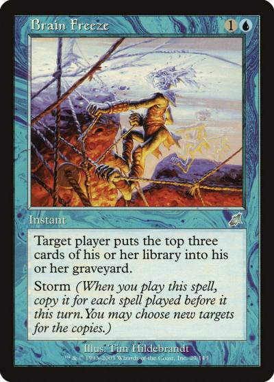 Brain Freeze SCG-29 Scourge Magic card